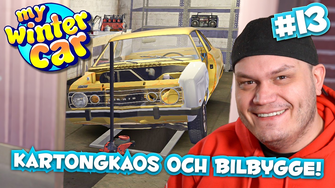 KÖPER MASSA DELAR OCH BYGGER PÅ BILEN! - (MY WINTER CAR) #13