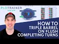 How to Triple Barrel on Flush Completing Turns - PLO Trainer Web App