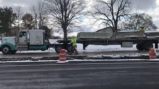 George J. Igel & Co. Inc. workers on state Route 256 in Pickerington