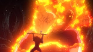 [4K] ESCANOR THE ONE vs ZELDRIS | Nanatsu No Taizai Season 4