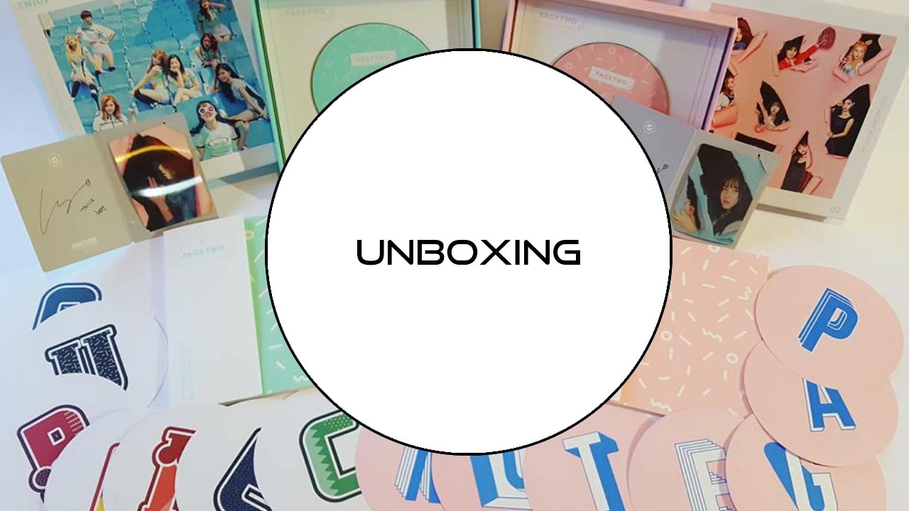 [Unboxing] TWICE Page Two mini album both ver. - YouTube
