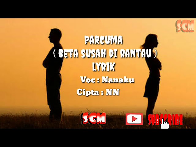 Lirik- Parcuma (Beta Susah di Rantau)  | Lagu Ambon Terbaik class=