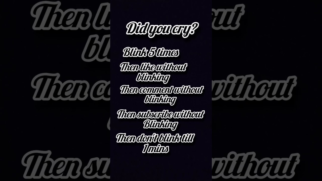 did you...........??🥺😭😭