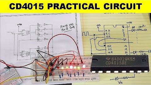 {799} CD4015 Practical Circuit