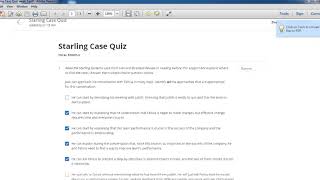 Coursera | Interpersonal Communication for Engineering Leaders| Starling Case Quiz week 3  answers