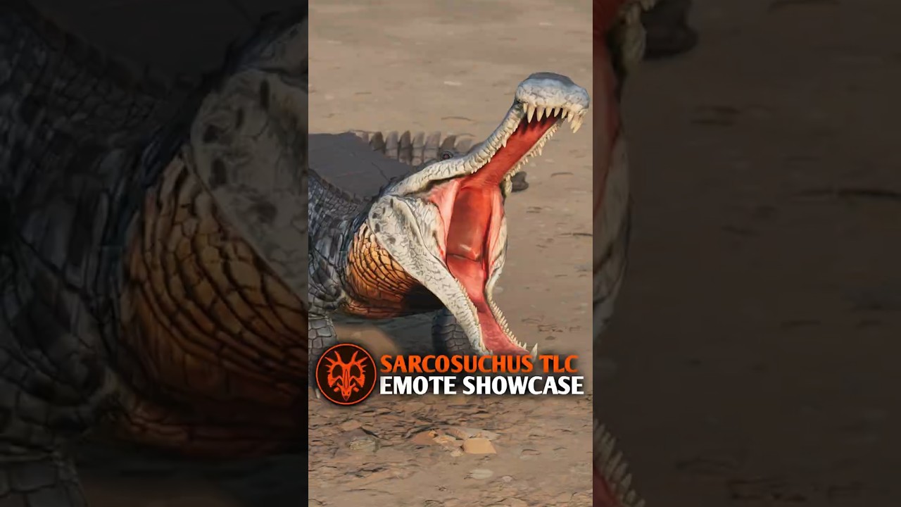 Sarcosuchus TLC Emote Animation Updates!
