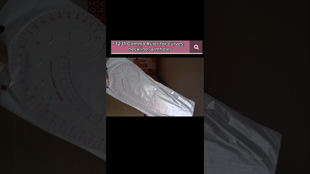 Sewing French Curve Ruler Set - 6pcs Pattern Drafting Ruler Set