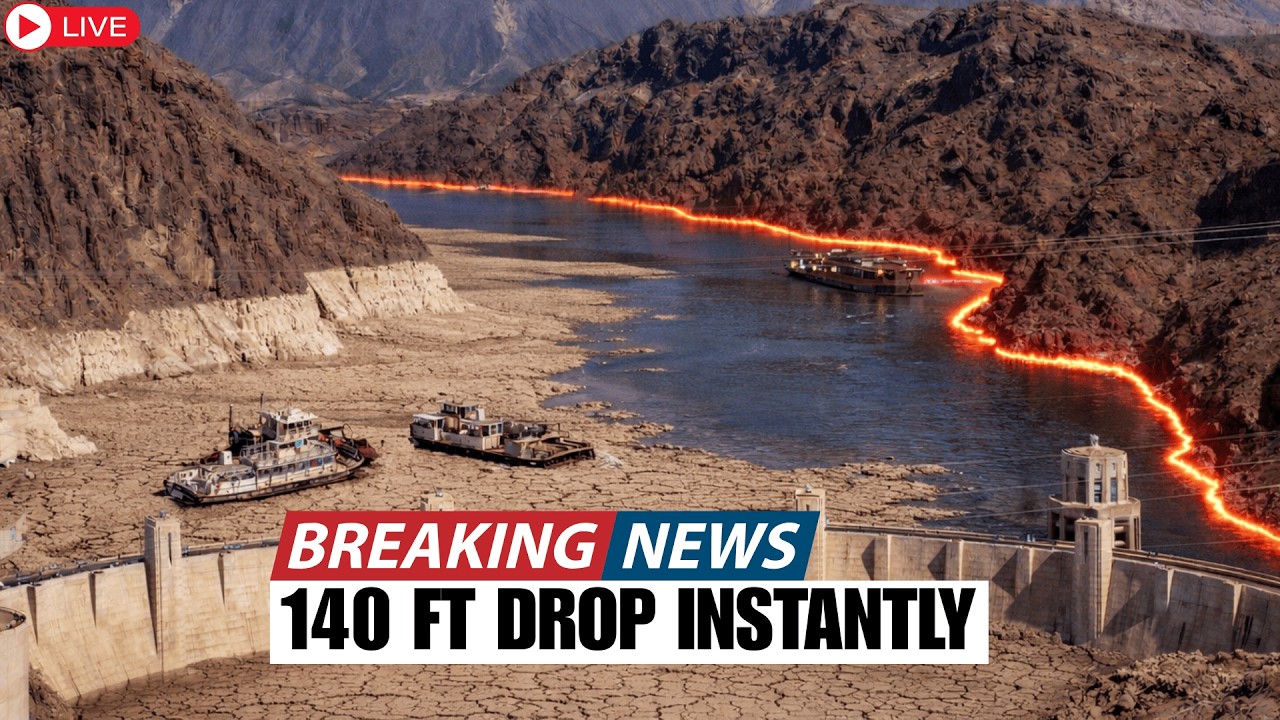 Footage From Hoover Dam Revealed The 140 Foot Decline Nobody Can Stop