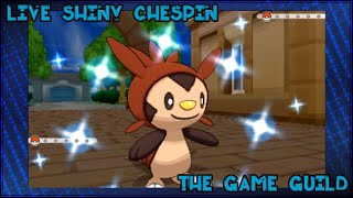 [Live] Shiny Chespin in Y