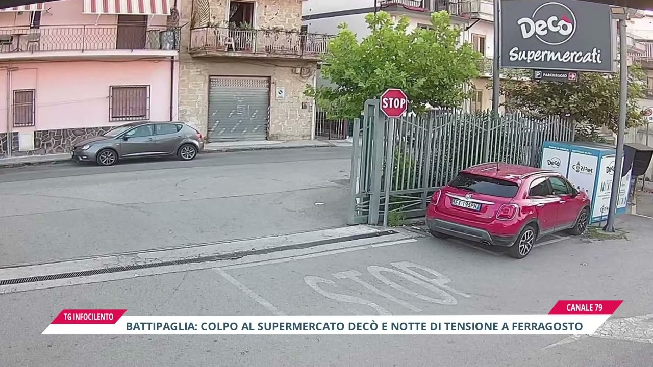 Battipaglia: colpo al supermercato Decò e notte di tensione a Ferragosto