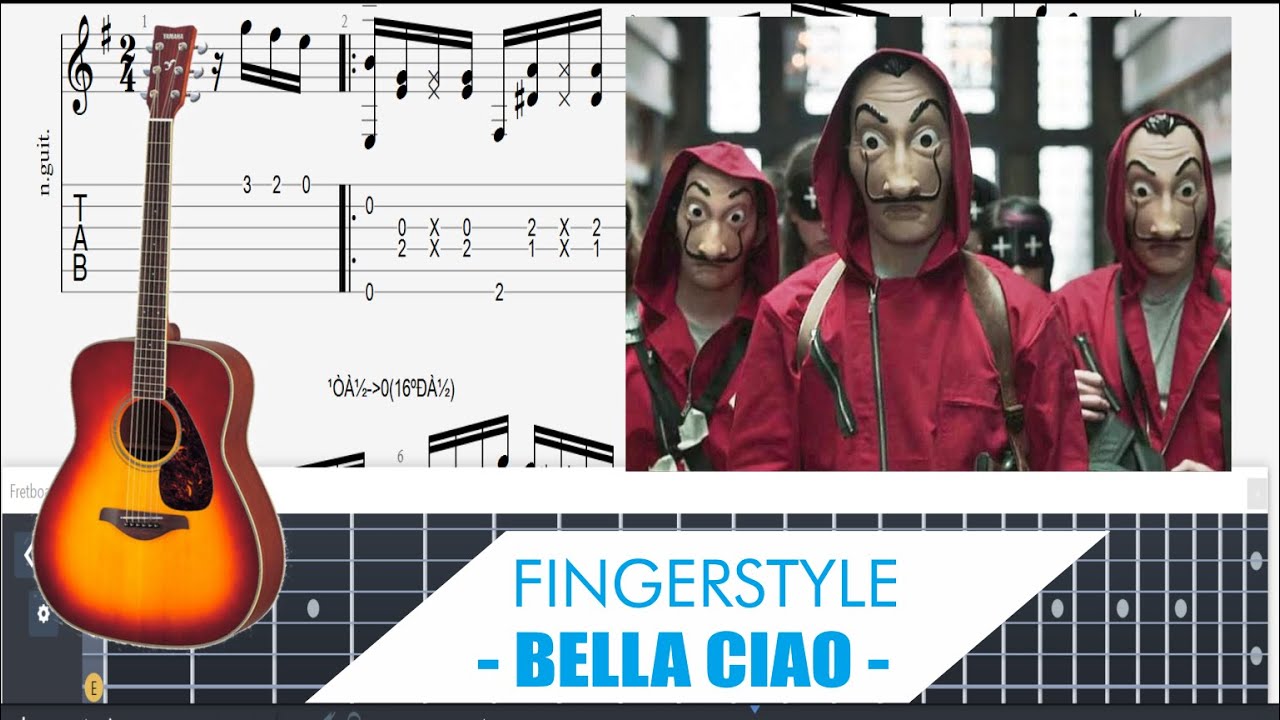 guitar-tab-money-heist-la-casa-de-papel-bella-ciao-fingerstyle