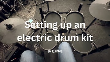 Setting up a small electric drum kit - Alesis Nitro Mesh Kit