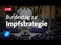 Bundestagsdebatte zur Corona-Impfstrategie