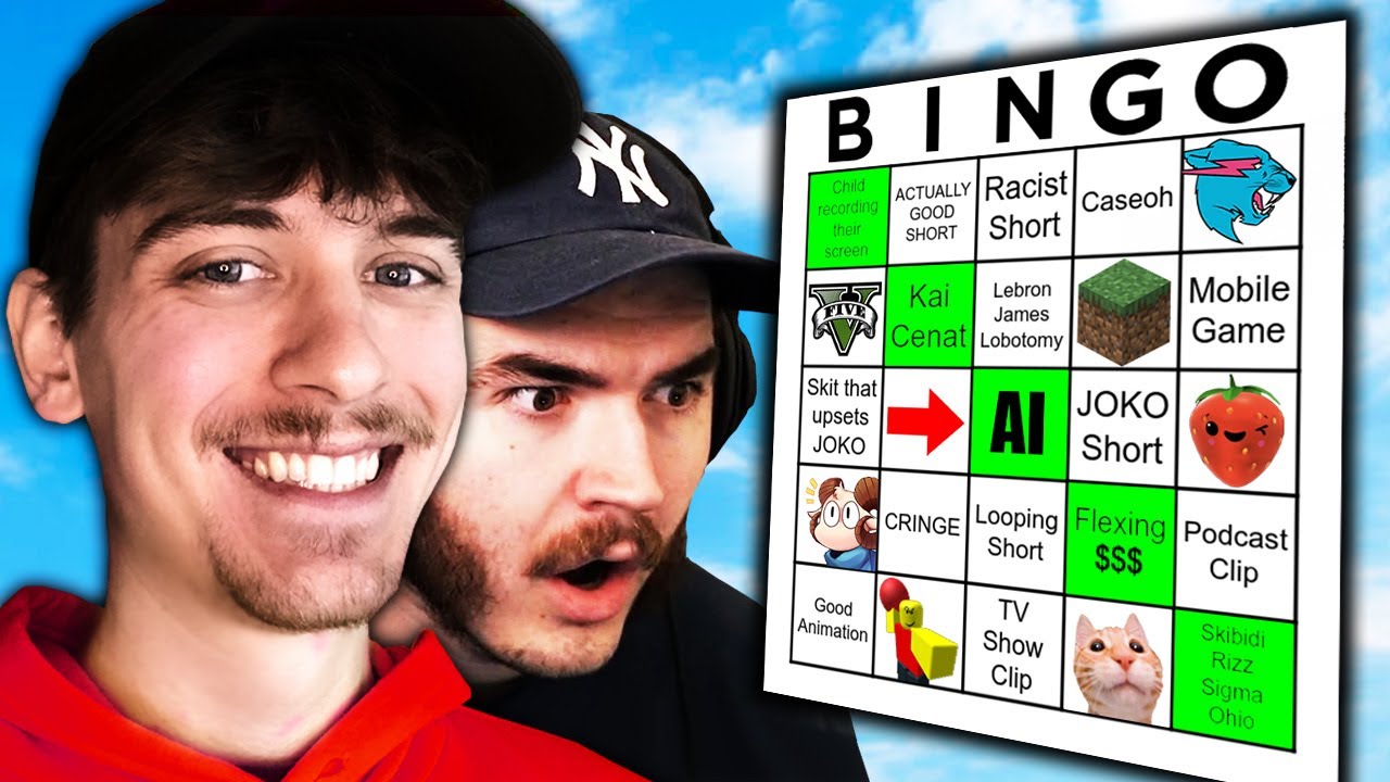 YouTube Shorts Bingo is COOKED 💀