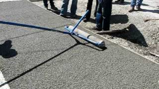 Pervious Concrete Stage 6 Edging and jointing