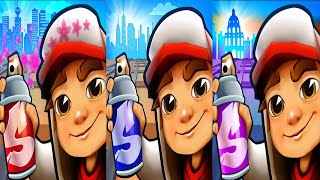 Subway Surfers Oxford 2023 vs Subway Surfers Seatle vs Subway Surfers Vancouver Gameplay HD