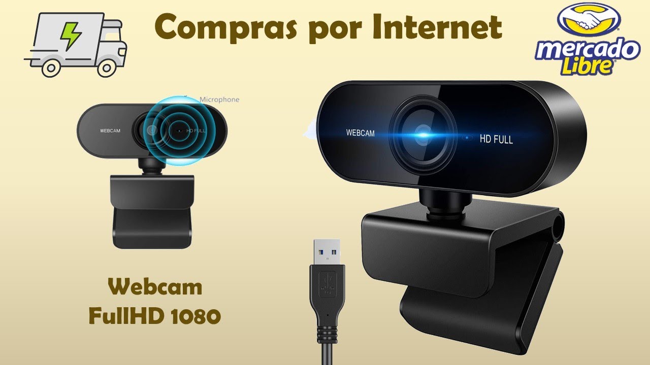 pánico Cumplimiento a Frente a ti Cámara Web Cam Full Hd 1080p Usb Con Micrófono Unboxing y Review | Mercado  Libre FULL | Webcam - YouTube