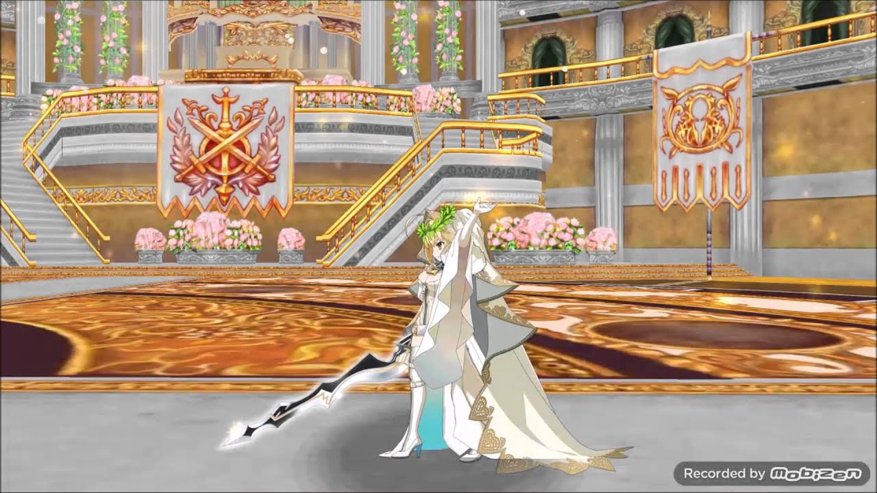 Fate Grandorder ネロ クラウディウス ブライド 宝具 星馳せる終幕の薔薇 Youtube