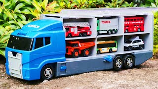 12 Types of Working Tomica l Choose one Minicar to make original Blue Clean Up Convoy