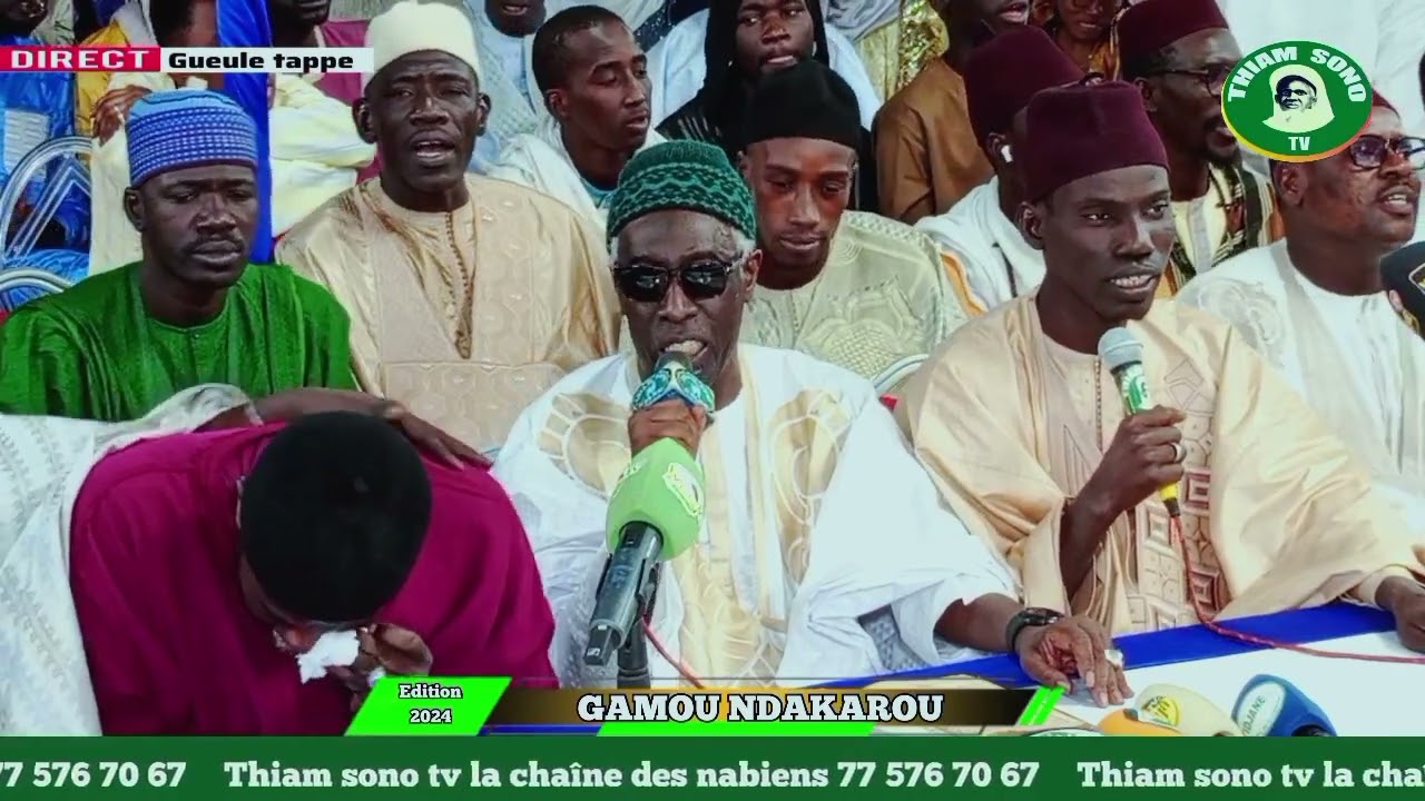 Abdou Aziz Mbaye. gamou ndakarou bou Serigne Sidi Ahmed Sy khalifa a gueule tappé edition 2024