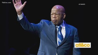 Rep. John Lewis Makes Final Stop in Atlanta