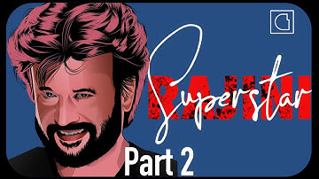 Vector Portrait Art ( Superstar Rajinikanth ) Part 2 | Gopikiranarts | Affinity designer | Speed Art