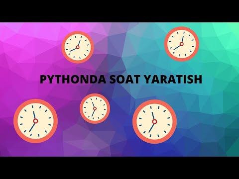 🐍PYTHONDA SOAT YARATISH⏱⏱⏱⏱