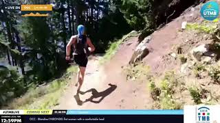 1st is Runners and 2nd is cameraman. Ultra-Trail du Mont-Blanc