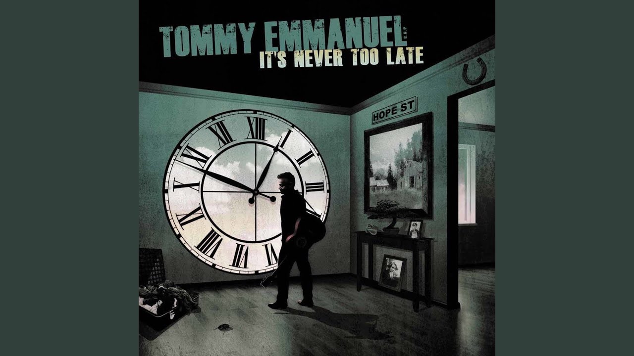  Emmanuel It's Never Too Late CD＋楽譜 TOMMY EMMANUEL - IT'S NEVER TOO LATE na Freenote