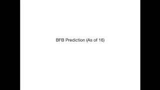 BFB Prediction REMADE (As of BFB 16)