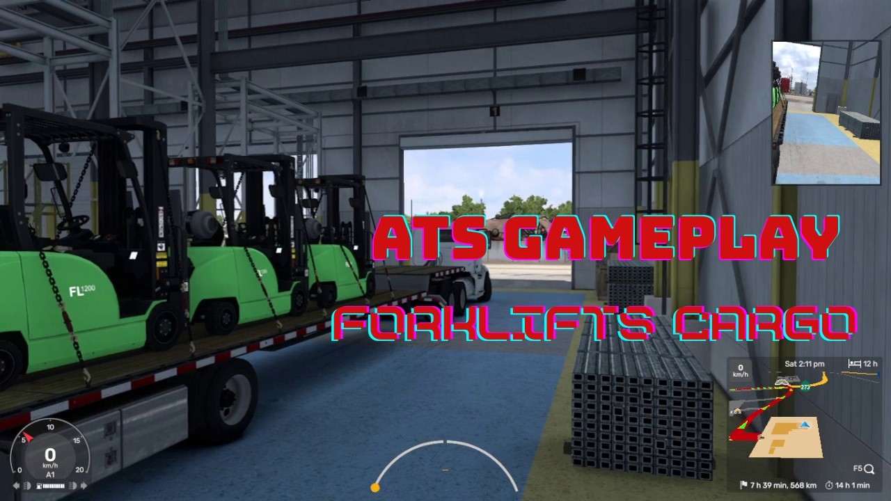 American Truck Simulator || FORKLIFTS cargo