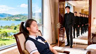 Waitress accidentally falls asleep in a guest room, and the CEO falls for her