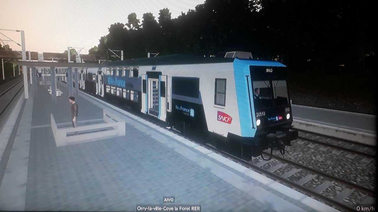 RER D Z2n 20500 Orry-la-ville-Coye la forêt à Juvisy RER...(Transport fever 2)