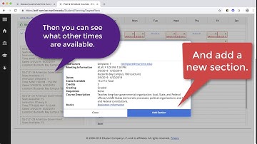 Self Service Scheduling for Students