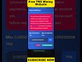 🔥 Free TRX Mining Website 2026 | Live Withdrawal Proof #Shorts