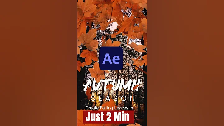Create Falling Leaves in Just 2 min #aftereffect #tutorial #motiongraphics