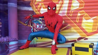 Spider-Man Meet &amp; Greet in Avengers Campus w/Web Slinging Entrance, Disney California Adventure 2021