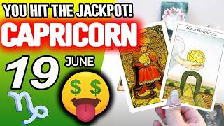 Capricorn ♑🤑YOU HIT THE JACKPOT!💲💲 horoscope for today JUNE 19 2026 ♑ #capricorn tarot JUNE