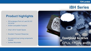 iBH 20A Non-isolated SMT Point of Load DC-DC Converter Video