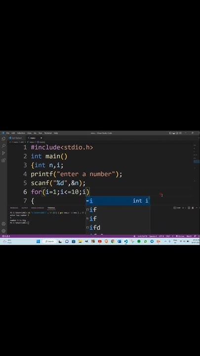 write a program to generate multiplication table in c #shorts - YouTube