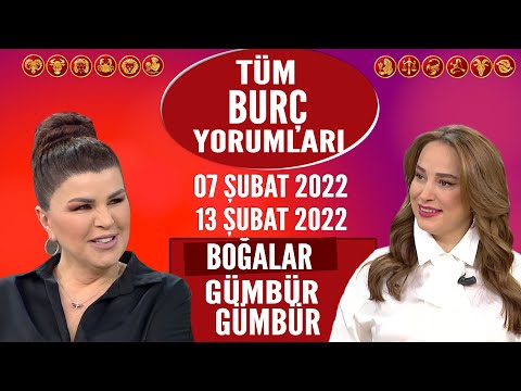 TÜM BURÇLAR 7 Şubat 2022-13 Şubat 2022 Nuray Sayarı'dan haftalık burç yorumları Boğalar GümbürGümbür