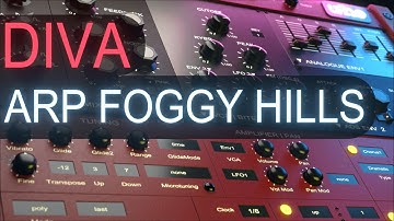 Lonely Foggy Hills Arp in u-he Diva | Sound Design Tutorial