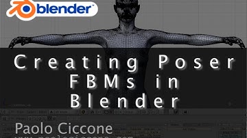 Making Poser Full-Body Morphs with Blender 2.49