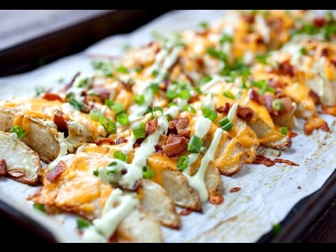 Loaded Potato Wedges Recipe