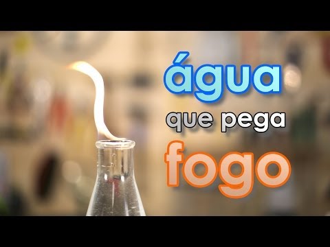 O segredo da água que pega fogo (química mágica)