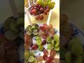 Grapes & chocolate combo #chocolate #fruitart #shorts #shortvideo #fooddecoration
