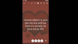Citations & SMS d'amour (preview 1.1.7) screenshot 2