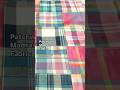 Patchwork Madras Fabric For #sewingforkids #isew #sewsewsew #fabricstore #varrás #cucito #stoffe