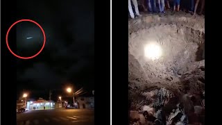 Asombro por la supuesta caída de un meteorito en Punta Carnero