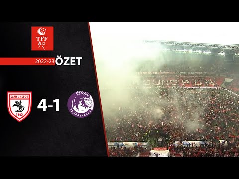 Samsunspor 4-1 Keçiörengücü Maç Özeti ve Maç Sonu Şampiyonluk Sevinci